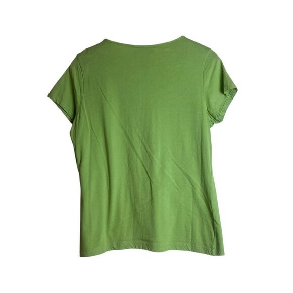 3 for $30! Style & Co green embellished short sleeve - Picture 6 of 6